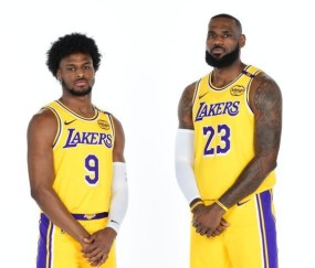 kaiyun-父子同场即将上线！詹皇为儿子站台：每天都在进步