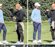 【走到哪教到哪】连打高尔夫的人都逃不过瓜帅的“指导”